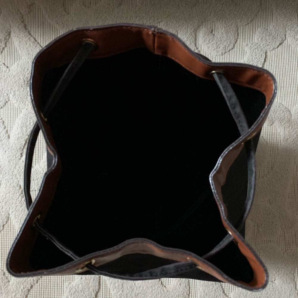 Henri Bendel Canvas Drawstring Backpack - image 5